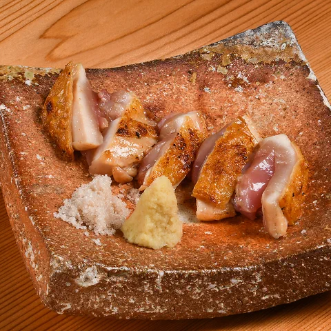 丹波地鶏もも肉タタキ